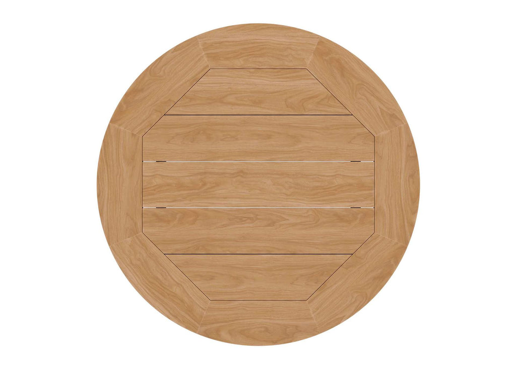 EEI-5834-NAT-LBR Brisbane 3-Piece Teak Wood Outdoor Patio Set By Modway