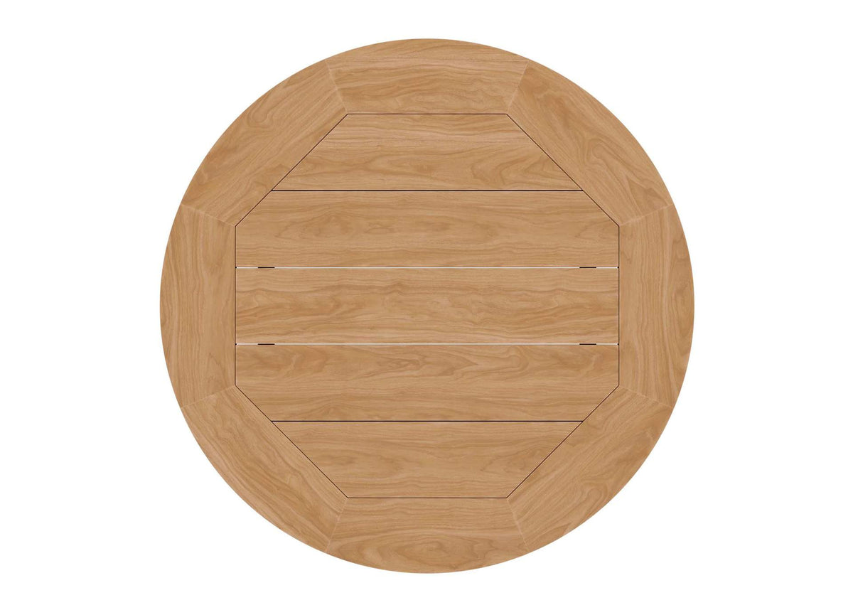 EEI-5834-NAT-LBR Brisbane 3-Piece Teak Wood Outdoor Patio Set By Modway