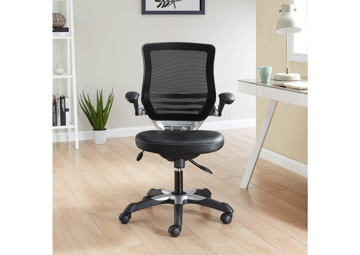 EEI-595-BLK Edge Vinyl Office Chair By Modway