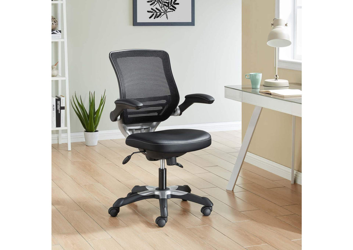 EEI-595-BLK Edge Vinyl Office Chair By Modway