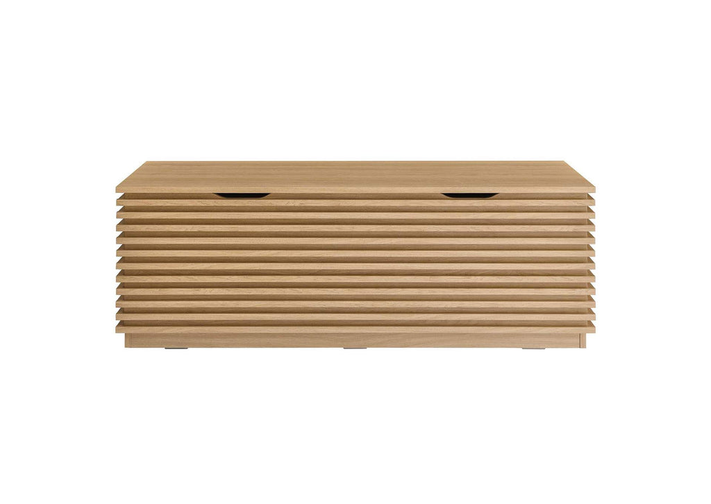 EEI-6057-OAK Render Storage Bench By Modway