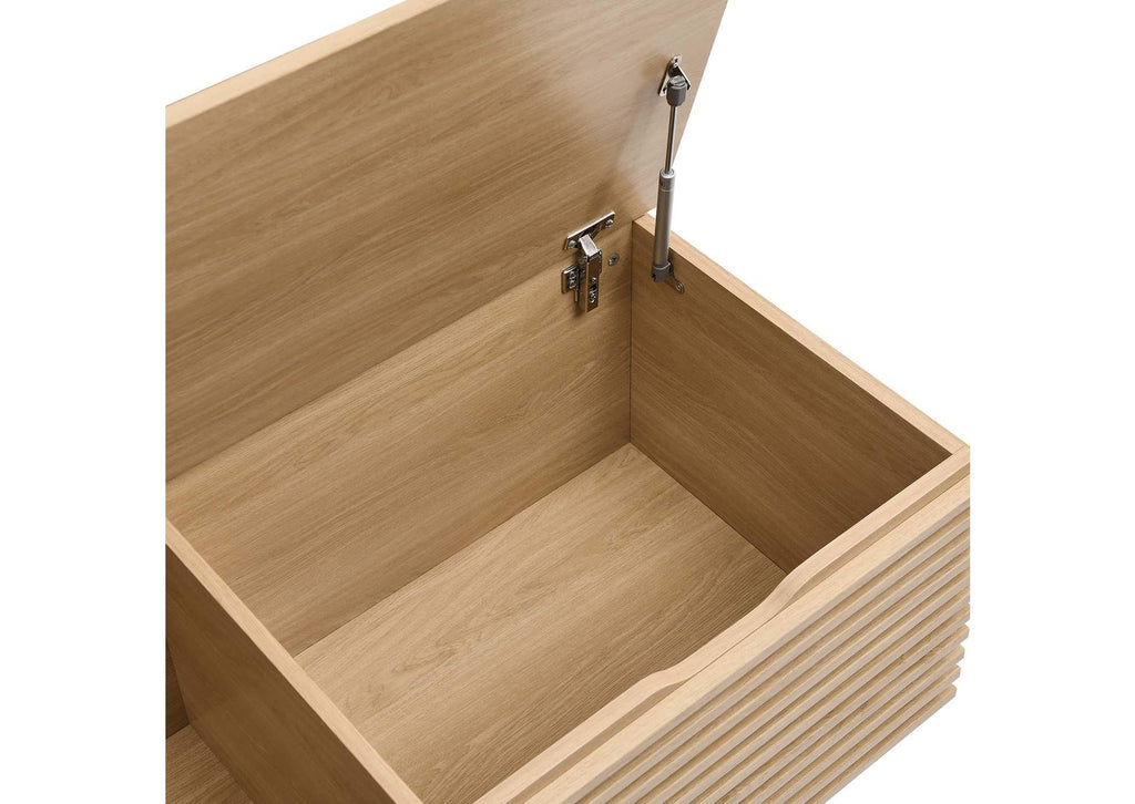 EEI-6057-OAK Render Storage Bench By Modway