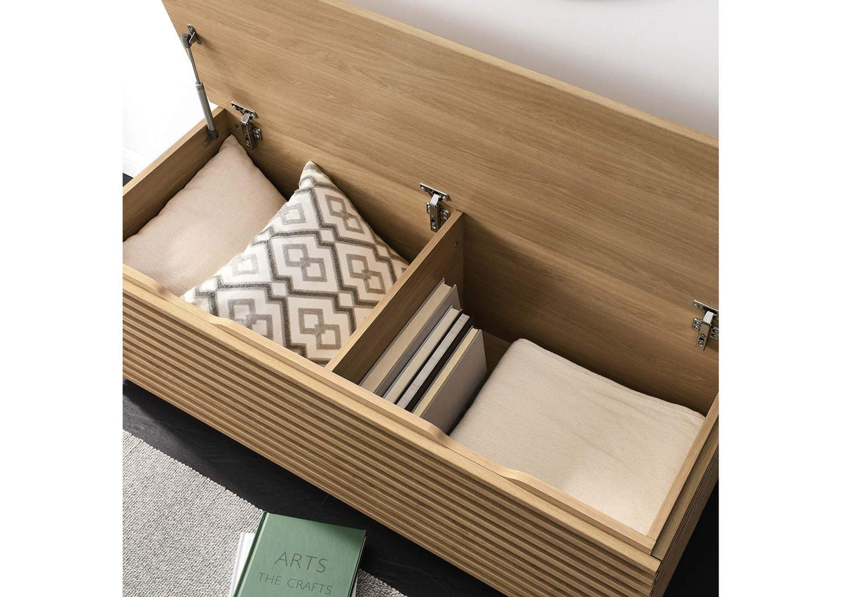 EEI-6057-OAK Render Storage Bench By Modway