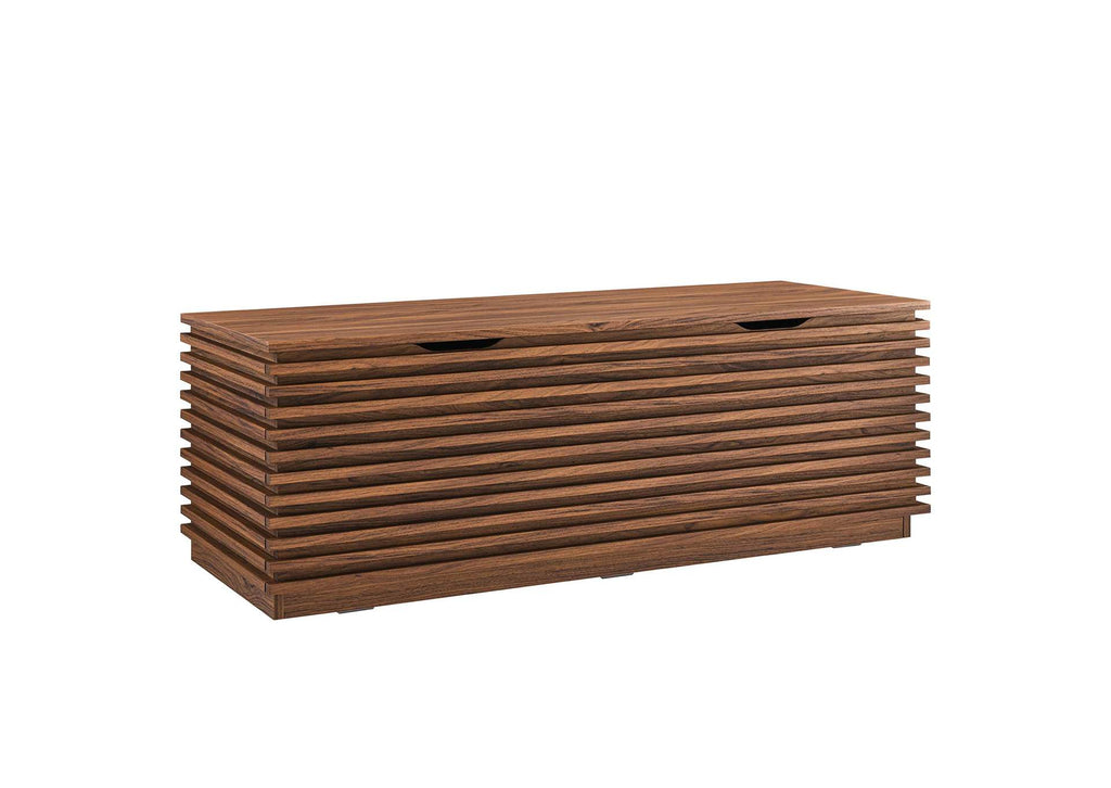 EEI-6057-WAL Render Storage Bench By Modway