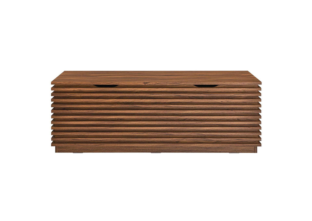 EEI-6057-WAL Render Storage Bench By Modway