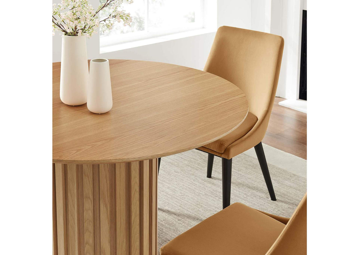 EEI-6064-OAK-SET Senja 47" Round Dining Table By Modway