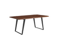 EEI-6069-BLK-WAL Viggo 74" Live Edge Acacia Wood Dining Table By Modway