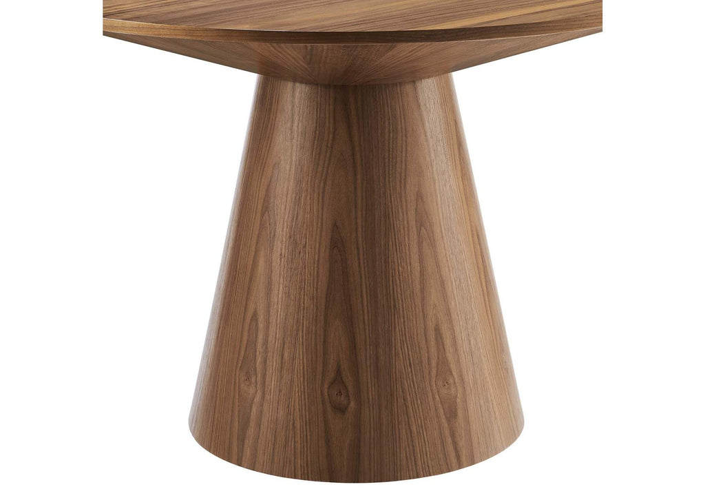 EEI-6102-WAL Provision 47" Round Dining Table By Modway
