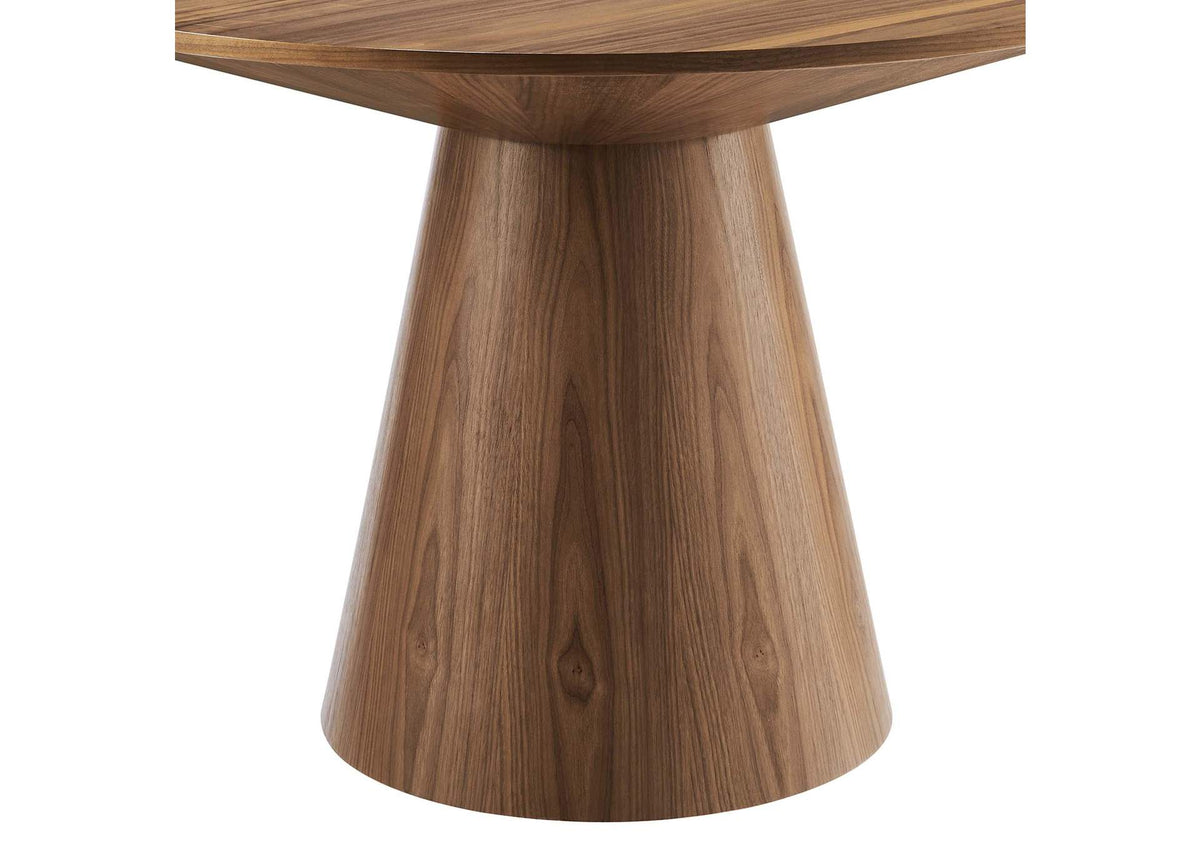 EEI-6102-WAL Provision 47" Round Dining Table By Modway