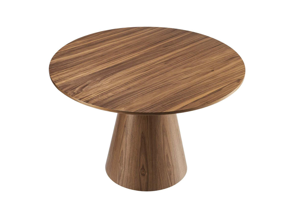 EEI-6102-WAL Provision 47" Round Dining Table By Modway