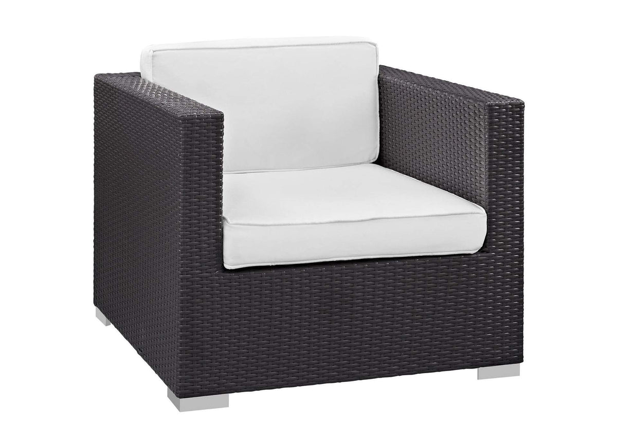 EEI-610-EXP-WHI-SET Venice 8 Piece Outdoor Patio Sofa Set By Modway