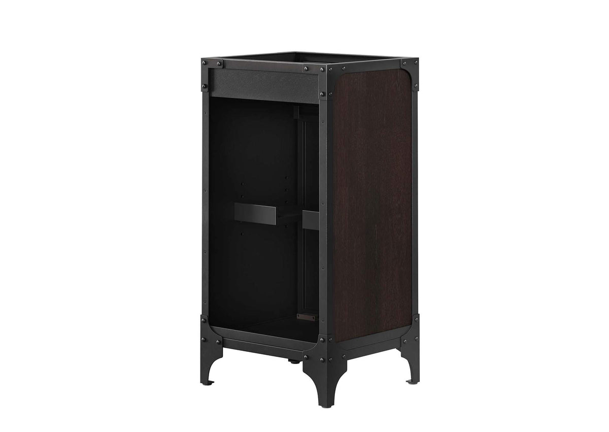 EEI-6411-WHI-BLK Steamforge 18" Bathroom Vanity By Modway