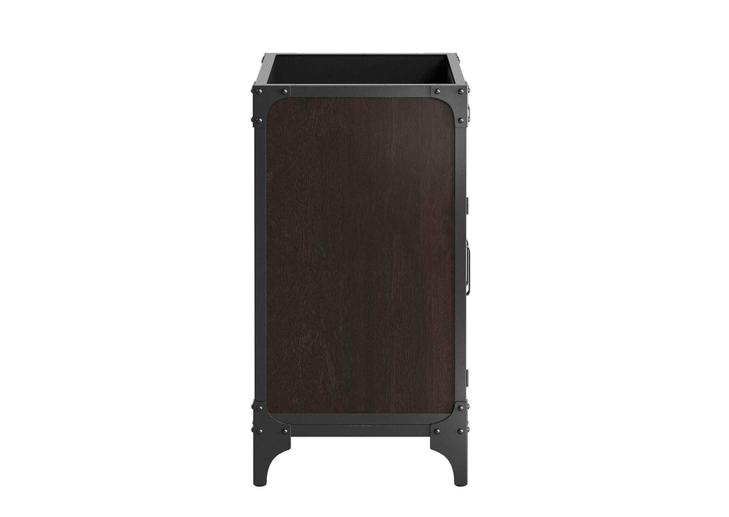 EEI-6413-WHI-BLK Steamforge 24" Bathroom Vanity By Modway