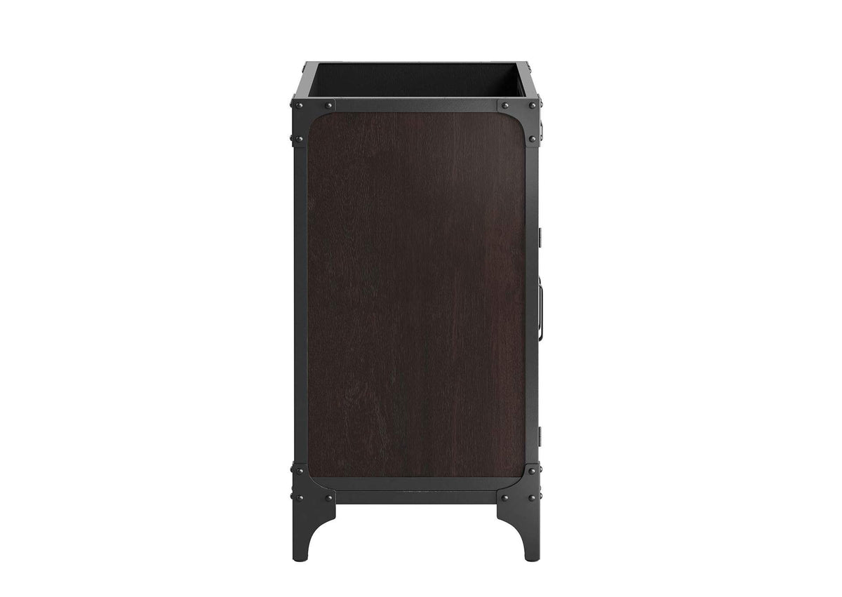 EEI-6413-WHI-BLK Steamforge 24" Bathroom Vanity By Modway