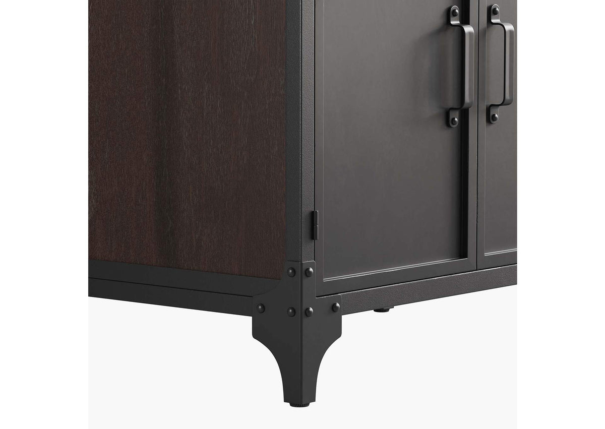 EEI-6128-BLK-WAL Steamforge 30" Bathroom Vanity Cabinet - Sink Basin Not Included - By Modway