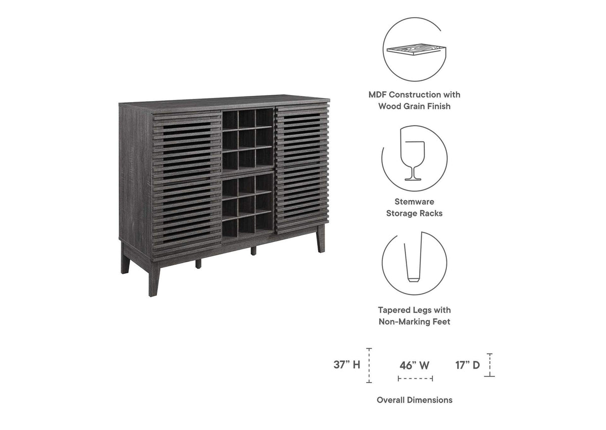 EEI-6156-CHA Render Bar Cabinet By Modway