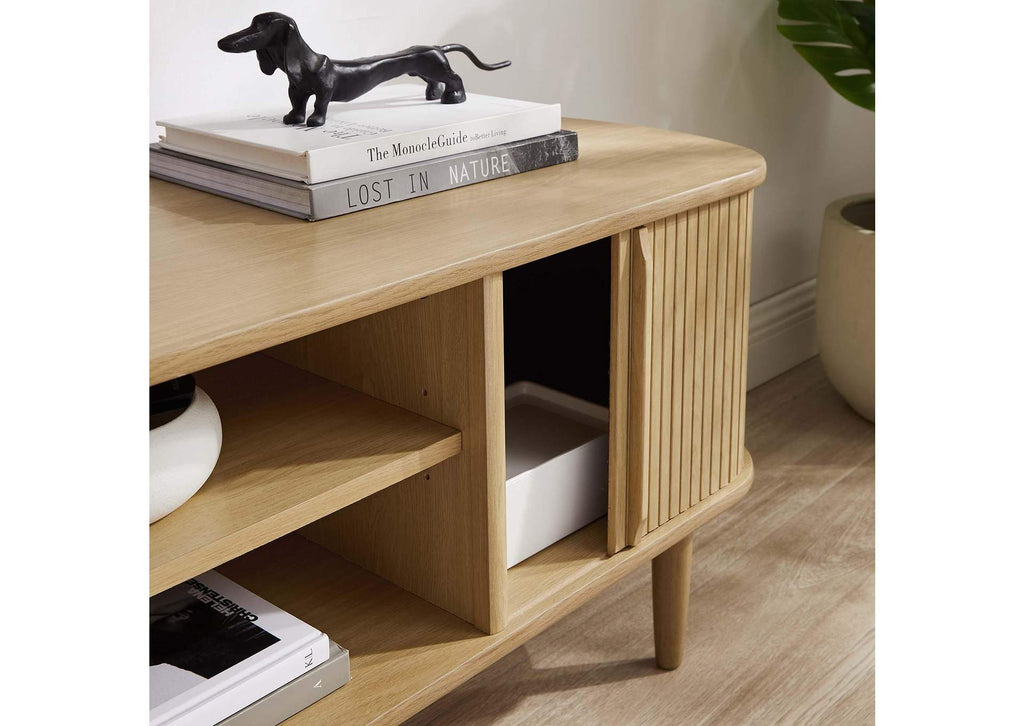 EEI-6158-OAK Contour 55" TV Stand By Modway