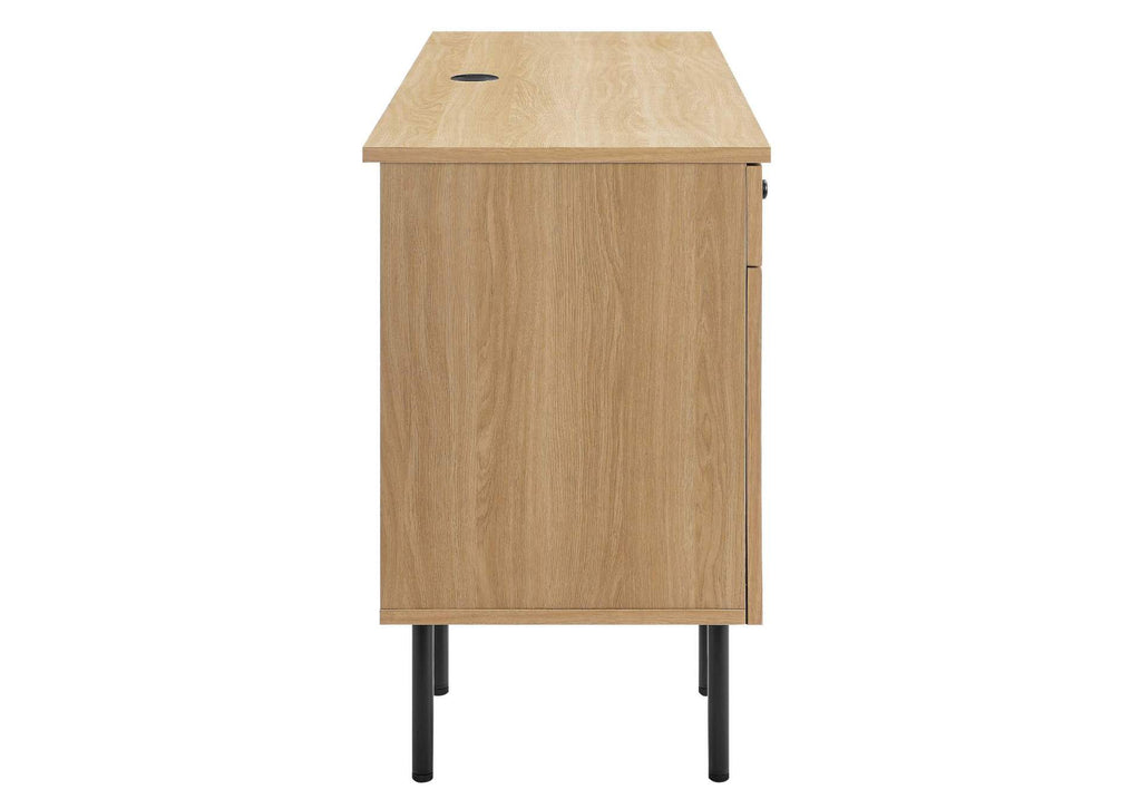 EEI-6199-OAK Chaucer Office Desk By Modway