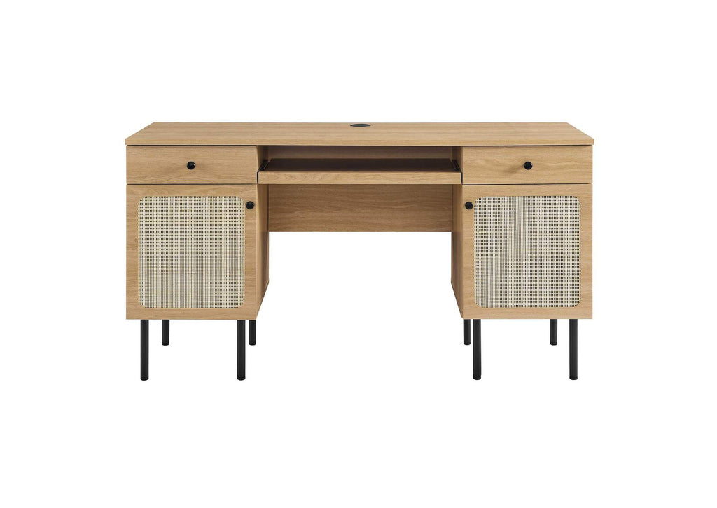 EEI-6199-OAK Chaucer Office Desk By Modway