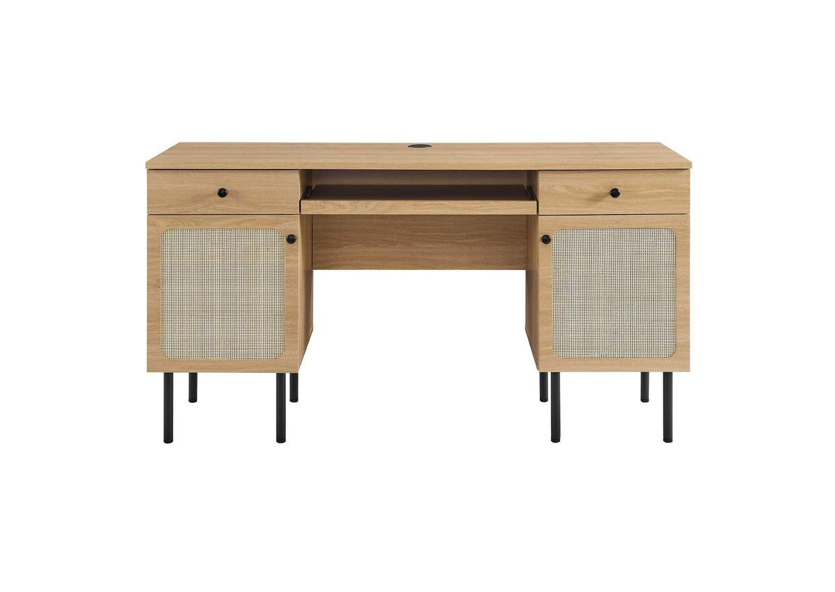 EEI-6199-OAK Chaucer Office Desk By Modway