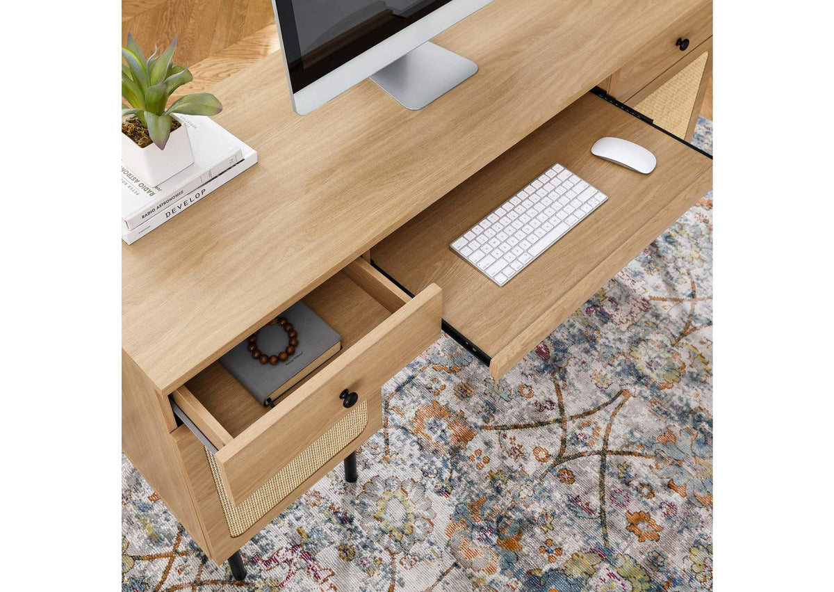 EEI-6199-OAK Chaucer Office Desk By Modway