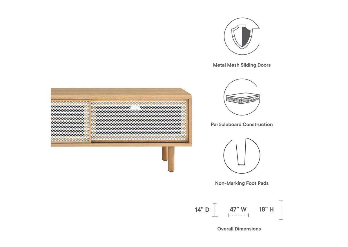 EEI-6233-OAK Kurtis 47" TV Stand By Modway