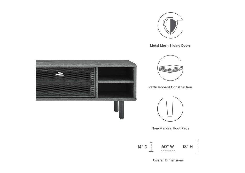 EEI-6234-CHA Kurtis 60" TV Stand By Modway