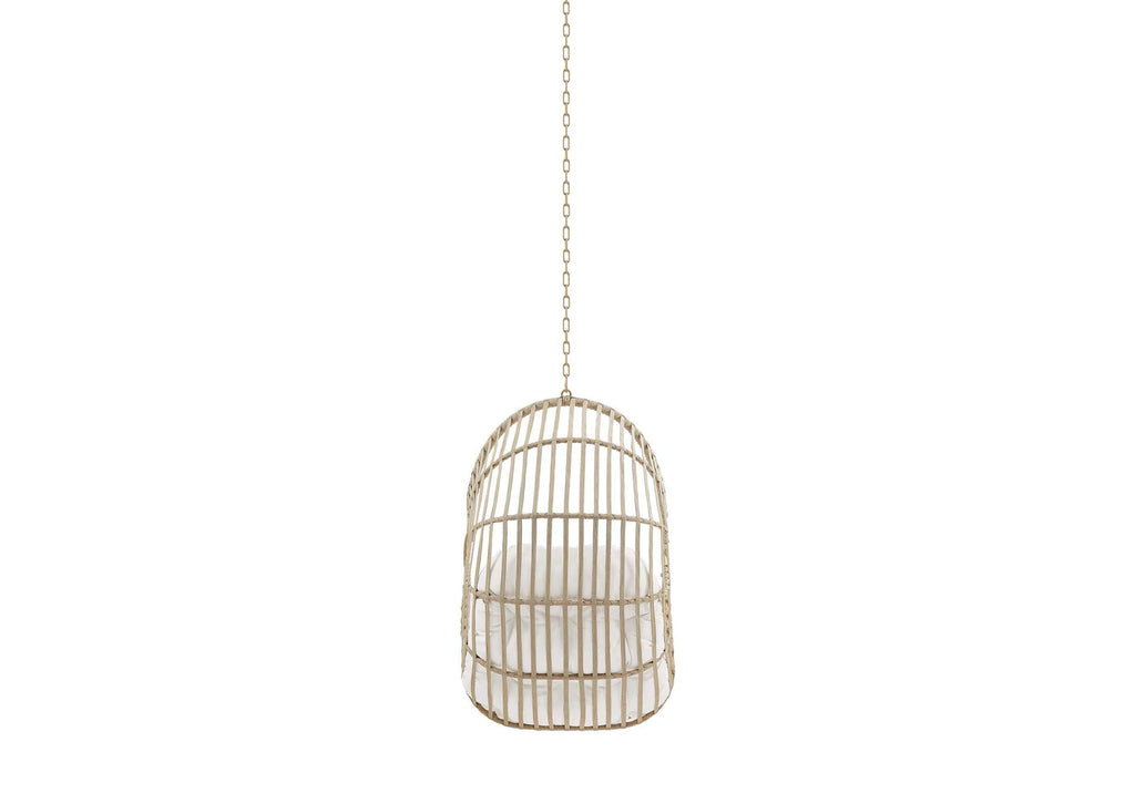 EEI-6261-NAT-WHI Amalie Wicker Rattan Outdoor Patio Rattan Swing Chair Without Stand By Modway