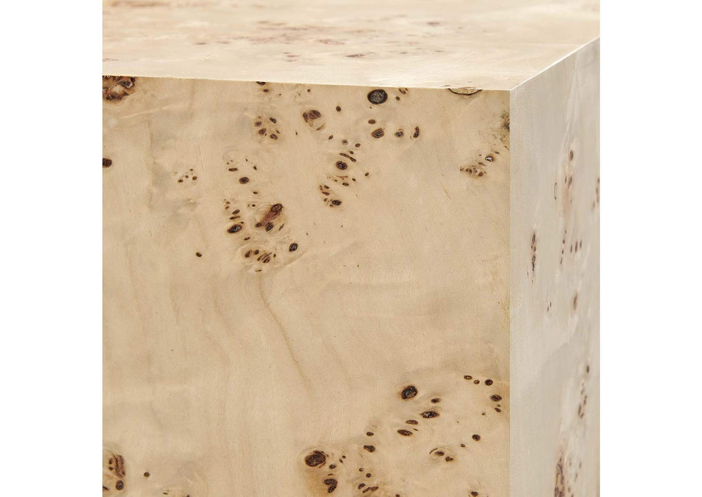 EEI-6272-NAB Cosmos 36" Square Burl Wood Coffee Table By Modway