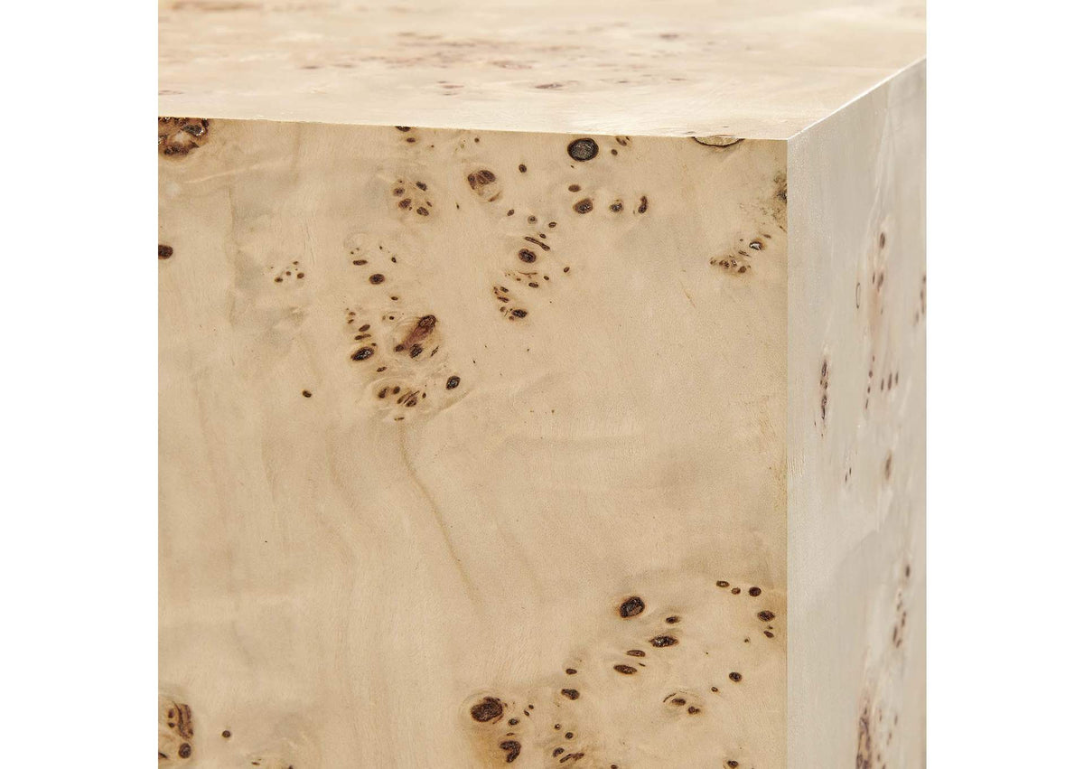 EEI-6272-NAB Cosmos 36" Square Burl Wood Coffee Table By Modway