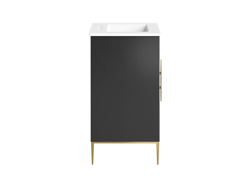EEI-6289-WHI-BLK Awaken 24" Bathroom Vanity By Modway