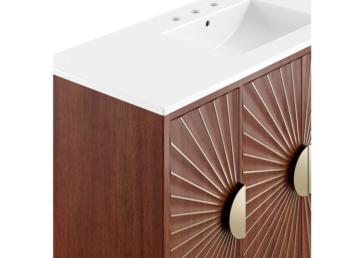EEI-6302-WHI-WAL Daylight 48" Bathroom Vanity By Modway