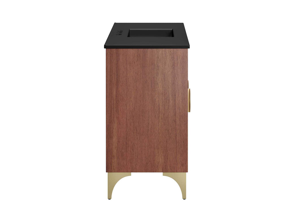 EEI-6304-BLK-WAL Daylight 48" Bathroom Vanity By Modway
