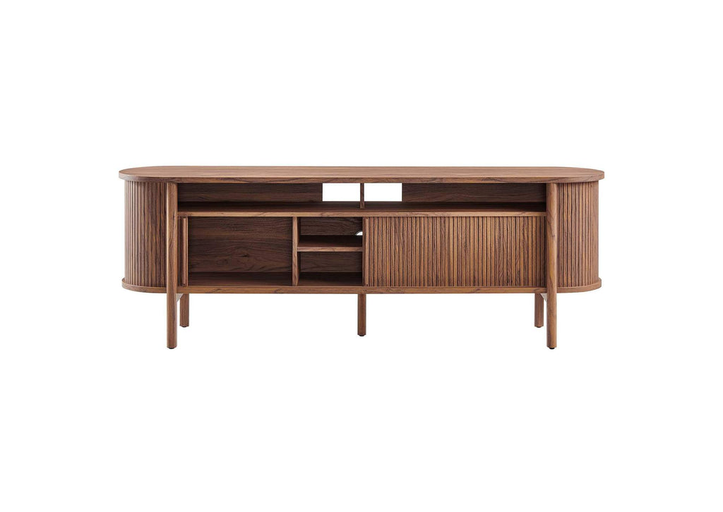 EEI-6310-WAL Cadence 71" Curved TV Stand By Modway