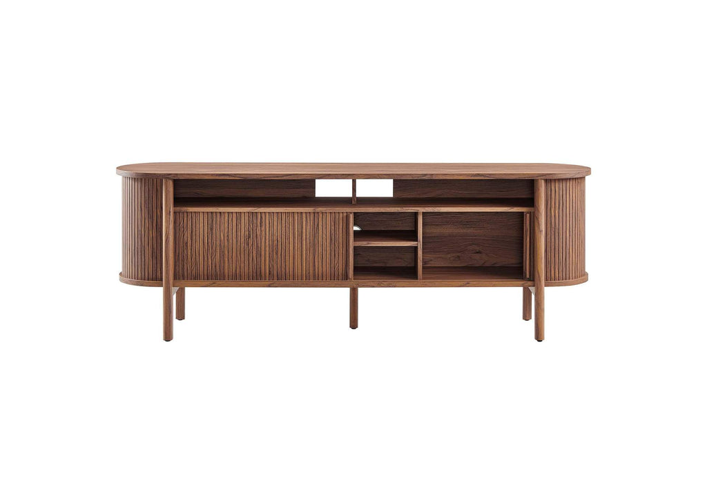 EEI-6310-WAL Cadence 71" Curved TV Stand By Modway