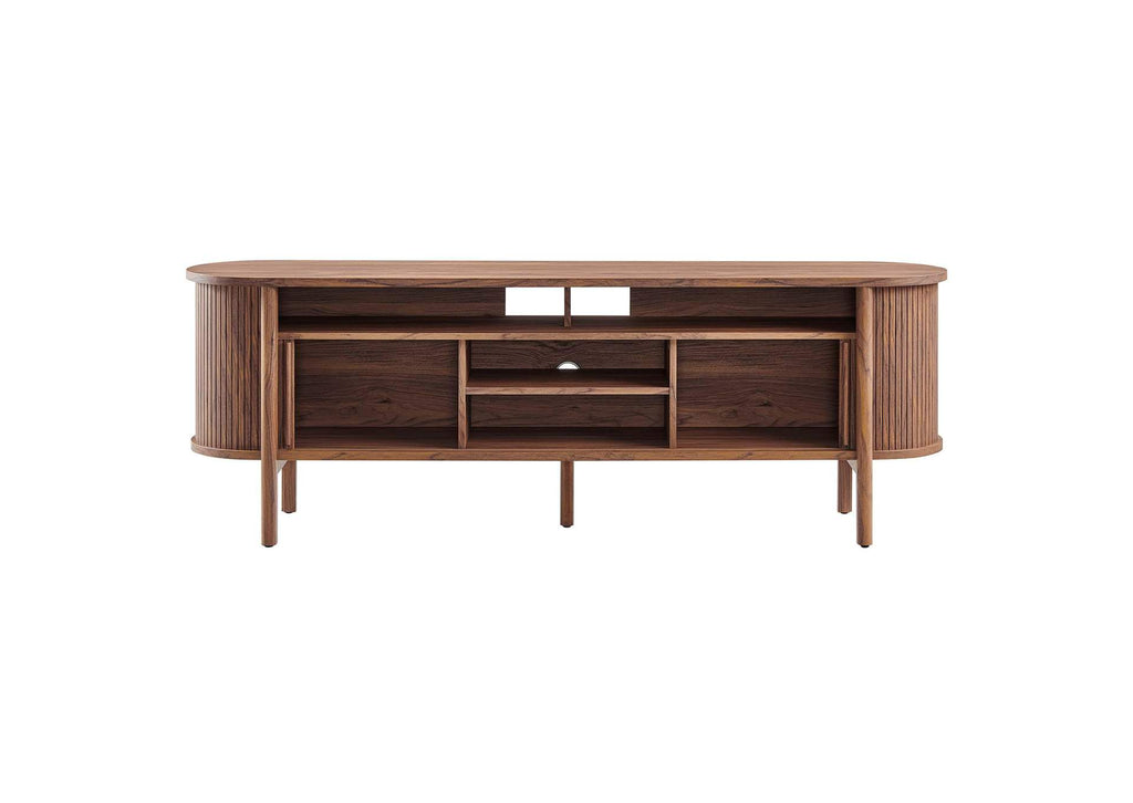 EEI-6310-WAL Cadence 71" Curved TV Stand By Modway
