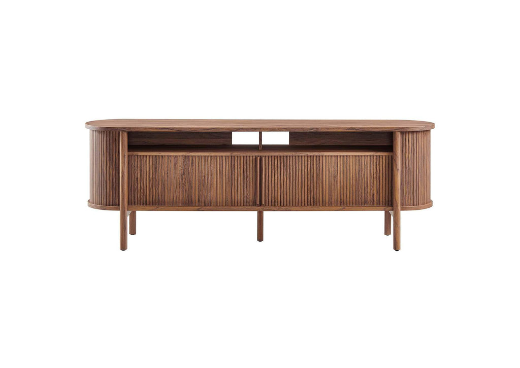 EEI-6310-WAL Cadence 71" Curved TV Stand By Modway
