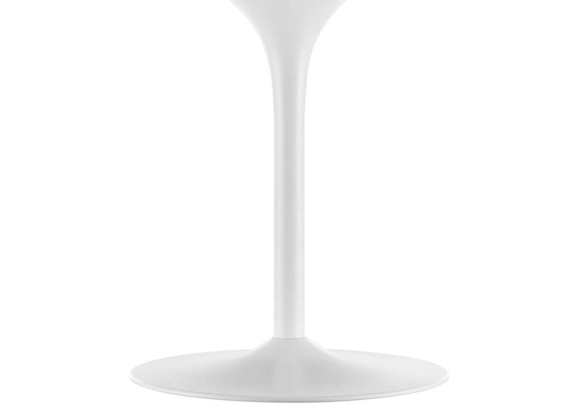 EEI-6313-WAL-WHI Pursuit 40" Dining Table By Modway