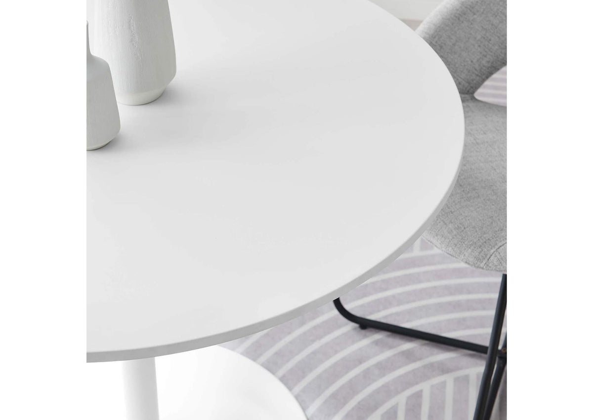 EEI-6313-WHI-WHI Pursuit 40" Dining Table By Modway