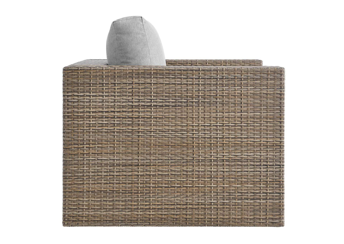 EEI-6327-CAP-GRY Convene 3-Piece Outdoor Patio Furniture Set By Modway