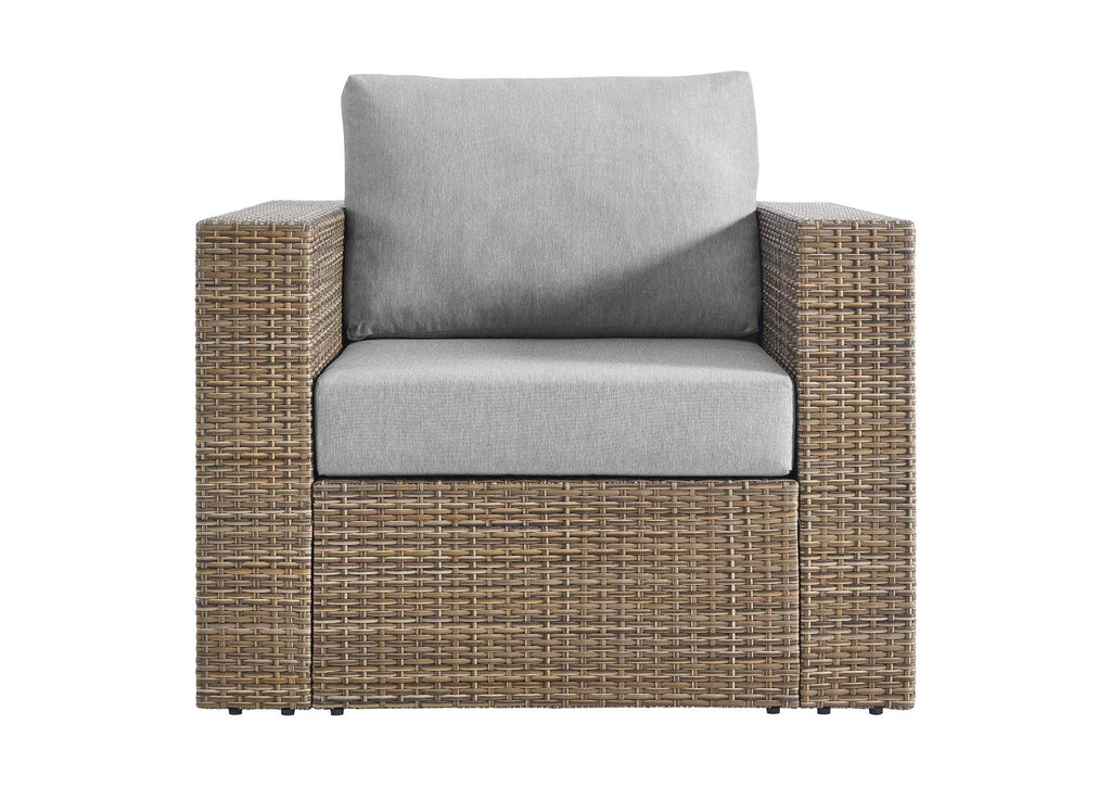 EEI-6327-CAP-GRY Convene 3-Piece Outdoor Patio Furniture Set By Modway