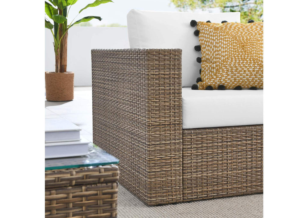 EEI-6327-CAP-WHI Convene 3-Piece Outdoor Patio Furniture Set By Modway