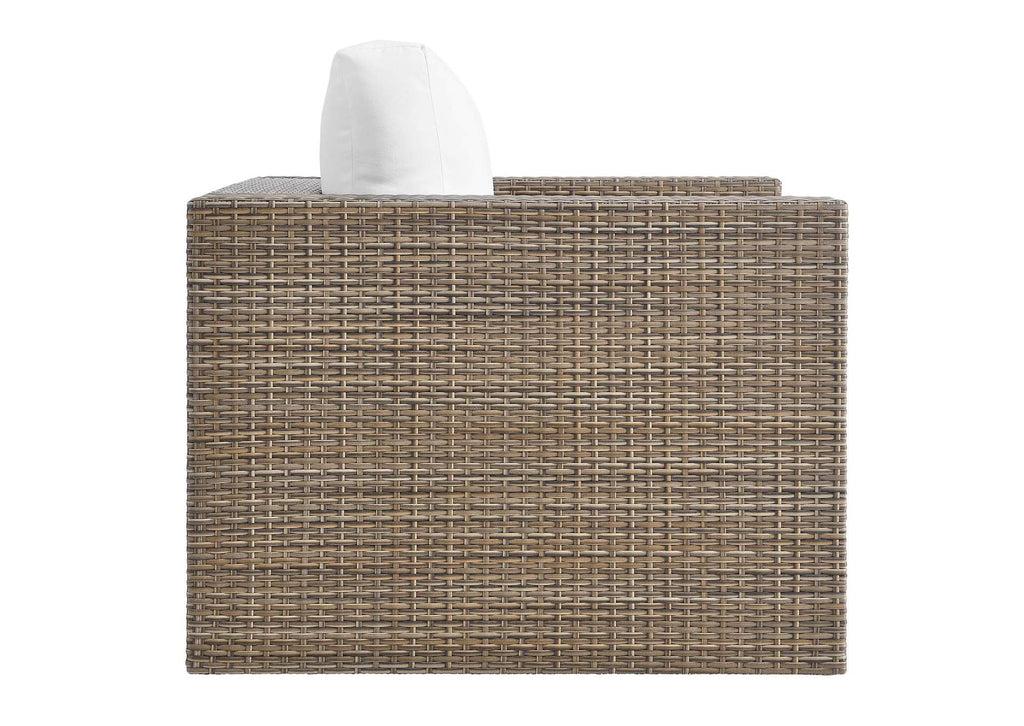 EEI-6328-CAP-WHI Convene 4-Piece Outdoor Patio Furniture Set By Modway