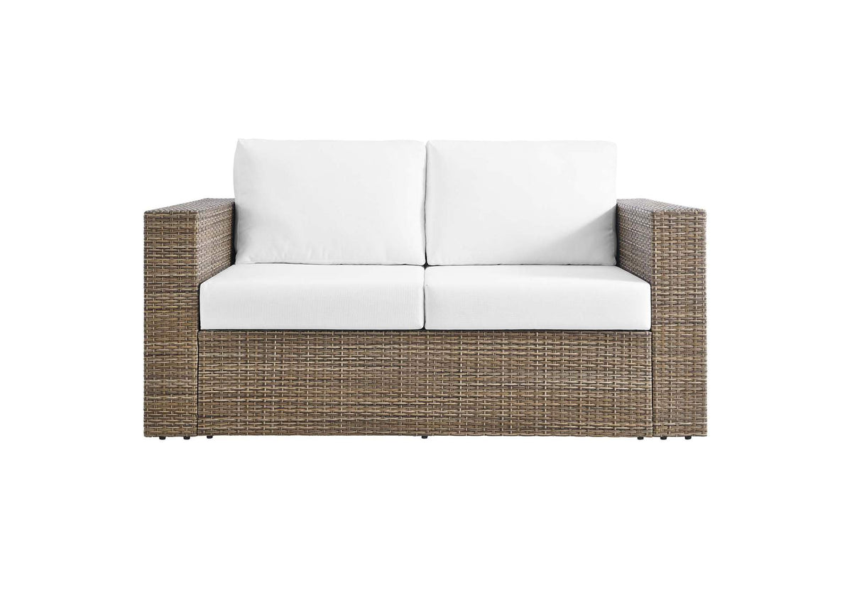 EEI-6328-CAP-WHI Convene 4-Piece Outdoor Patio Furniture Set By Modway