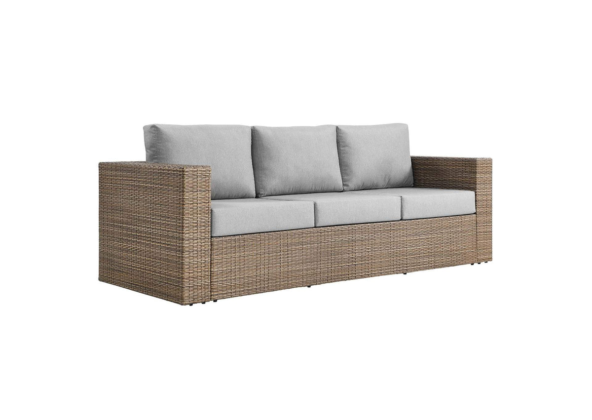 EEI-6333-CAP-GRY Convene 2-Piece Outdoor Patio Furniture Set By Modway