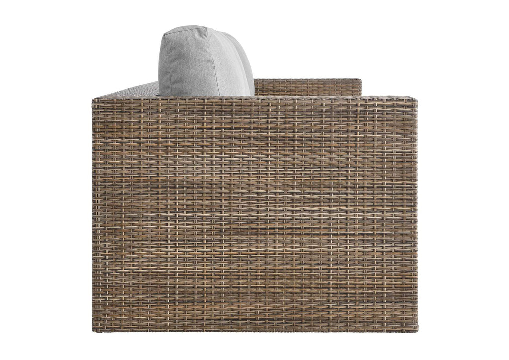 EEI-6333-CAP-GRY Convene 2-Piece Outdoor Patio Furniture Set By Modway