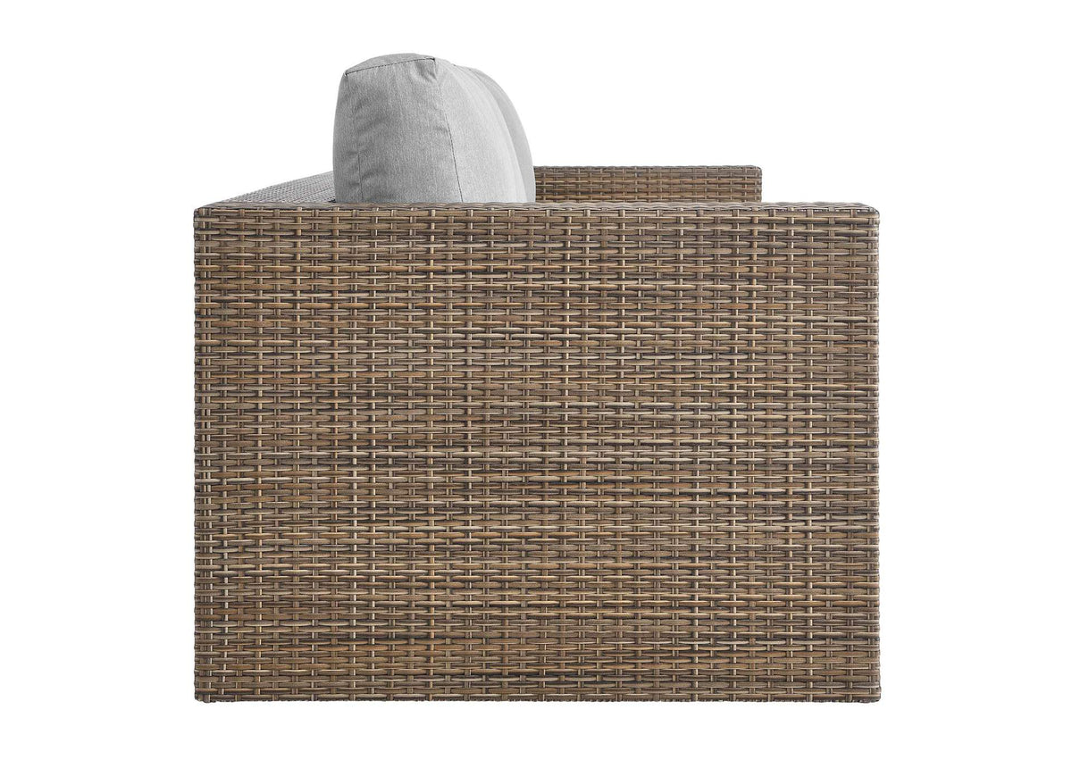 EEI-6333-CAP-GRY Convene 2-Piece Outdoor Patio Furniture Set By Modway