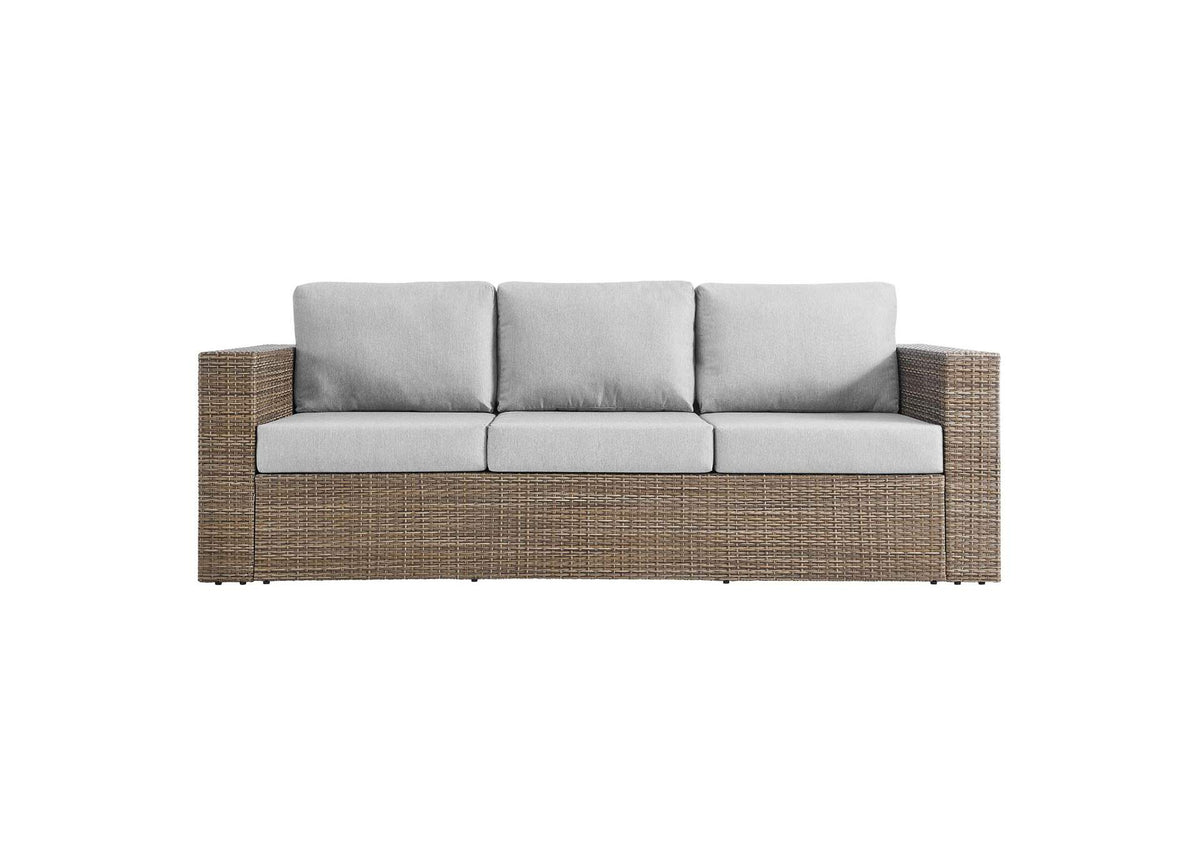 EEI-6333-CAP-GRY Convene 2-Piece Outdoor Patio Furniture Set By Modway