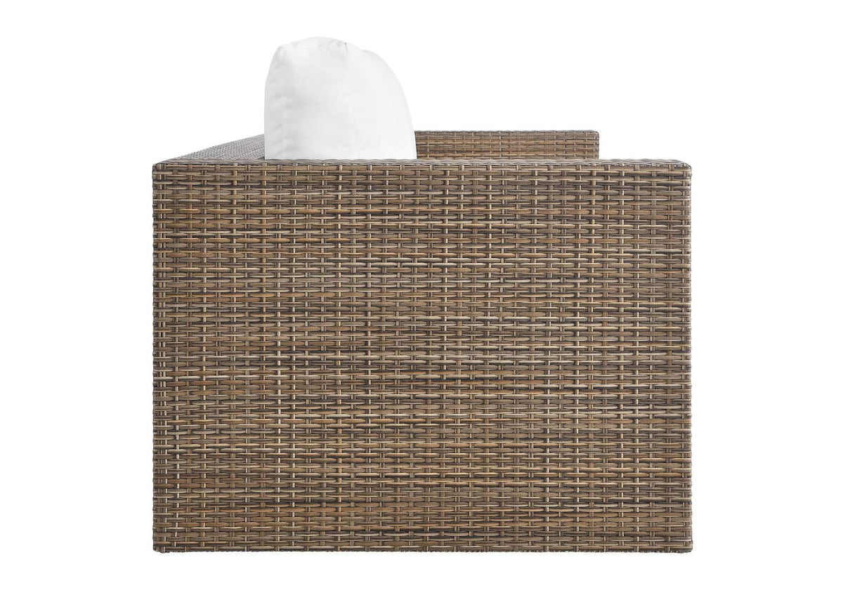 EEI-6333-CAP-WHI Convene 2-Piece Outdoor Patio Furniture Set By Modway