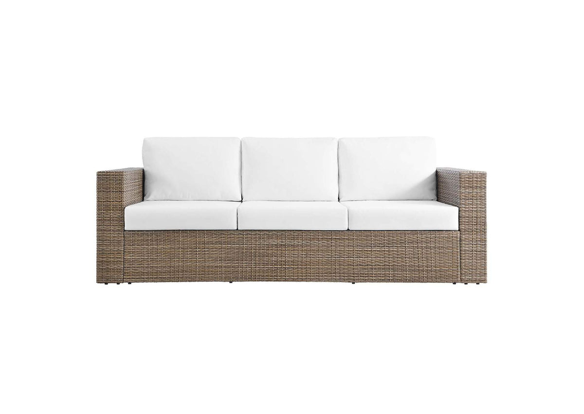 EEI-6333-CAP-WHI Convene 2-Piece Outdoor Patio Furniture Set By Modway
